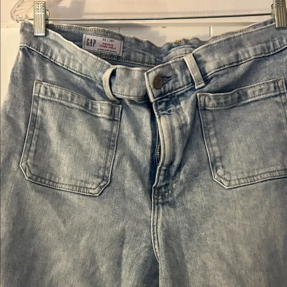 GAP High Rise Stride Ankle Jeans - Light Blue - Picture 4 of 5